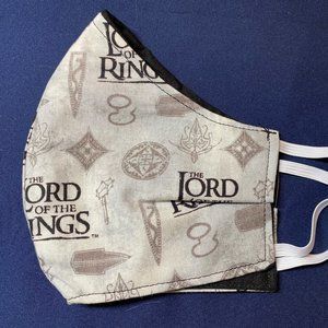 Adult face mask OS Lord of the Rings fabric